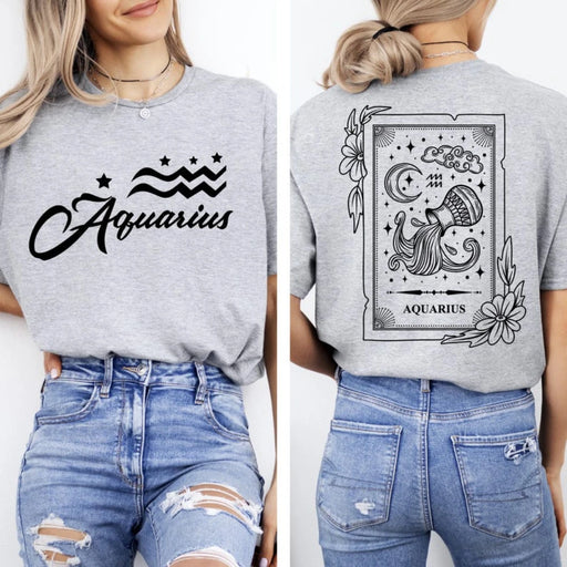 Aquarius Zodiac Astrology T shirt
