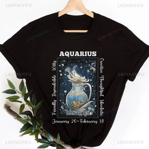 Aquarius Zodiac T-shirt