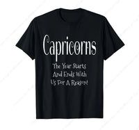 Capricorn  Astrology Zodiac Sign T-Shirt