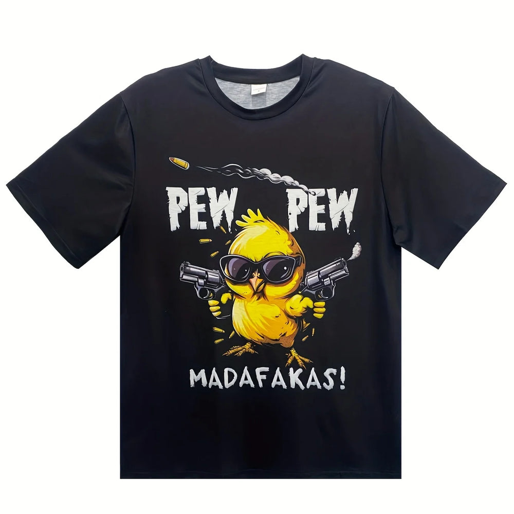 Cool Chick Cartoon Short Sleeve