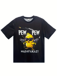 Cool Chick Cartoon Short Sleeve