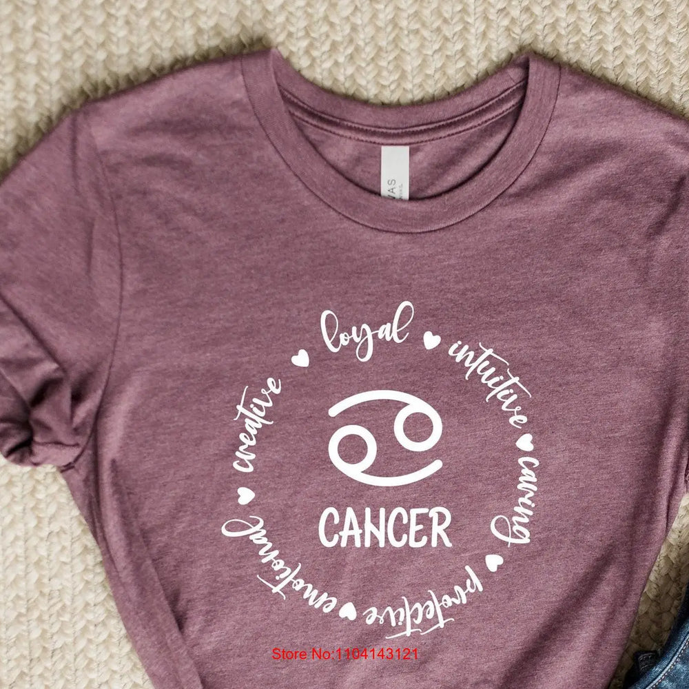 Cancer Zodiac T Shirt  Astrology