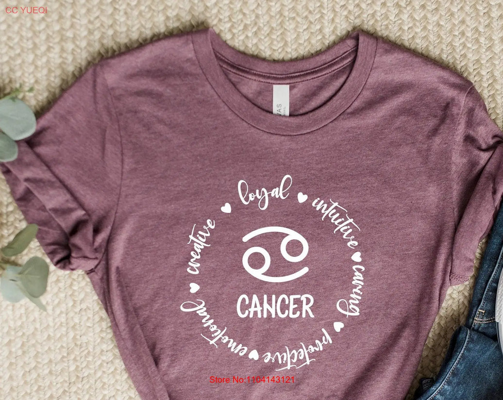Cancer Zodiac T Shirt  Astrology