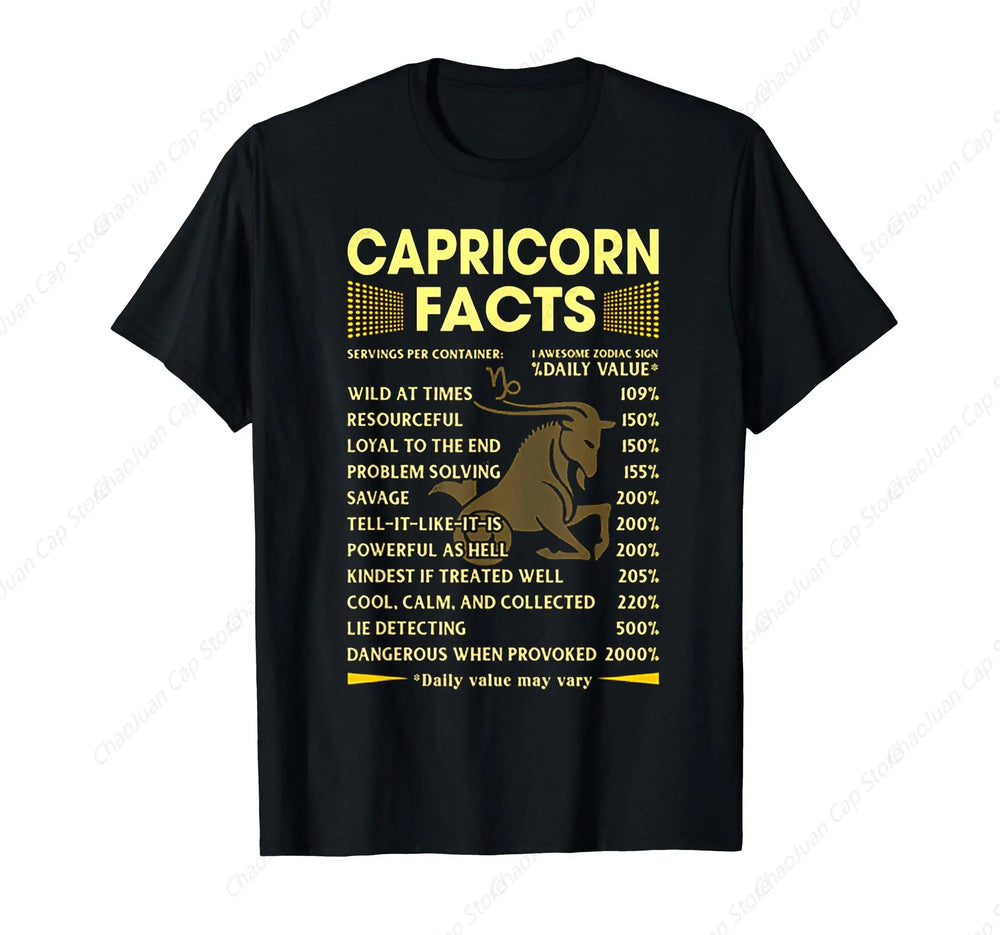 Capricorn  Astrology Zodiac Sign T-Shirt