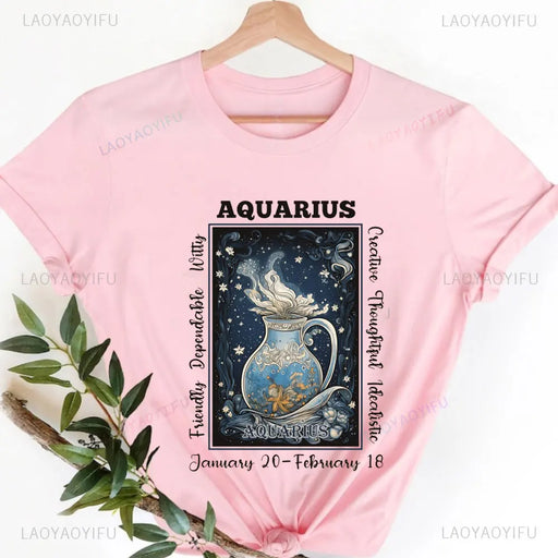 Aquarius Zodiac T-shirt